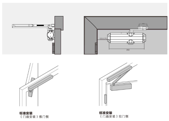 聯(lián)動(dòng)閉門器安裝